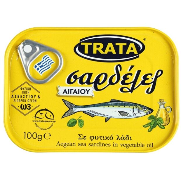 ΤΡΑΤΑ ΣΑΡΔΕΛΑ ΦΥΤΙΚΟ ΛΑΔΙ 100ΓΡ 24Τ