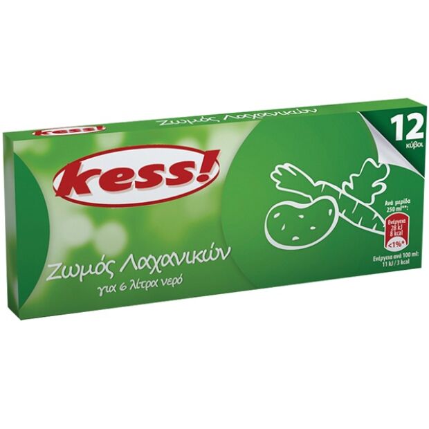 KESS ΖΩΜΟΣ ΛΑΧΑΝΙΚΩΝ 120ΓΡ 12Τ
