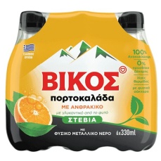 ΒΙΚΟΣ ΠΟΡΤΟΚΑΛΑΔΑ STEVIA 330ΜLΧ6ΤΕΜ