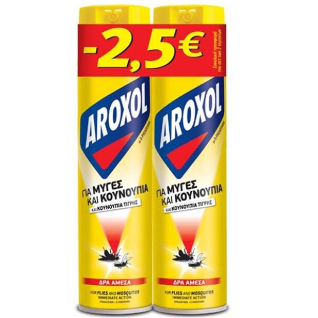 AROXOL ENTOMOKTONO -2.5E 2X300ML 12Τ