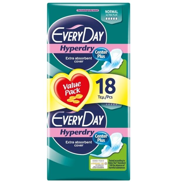 EVERYDAY HUP 18ΤΜΧ ΣΕΡΒΙΕΤΕΣ NORMAL ULTRA PLUS