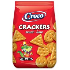CROCO Crackers Κρακεράκια με ζαμπόν 100 γραμ