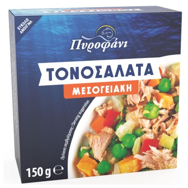 ΠΥΡΟΦΑΝΙ ΤΟΝΟΣΑΛΑΤΑ ΜΕΣΟΓΕΙΑΚΗ 150ΓΡ 24Τ