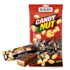 ROSHEN CANDY NUT NOUGAT AND SOFT CARAMEL WITH PEANUTS 1KIL ΣΟΚΟΛΑΤΑ 10Τ