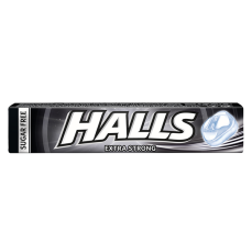 HALLS ΚΑΡΑΜΕΛΕΣ EXTRA STRONG  ΧΩΡΙΣ ΖΑΧΑΡΗ 32ΓΡ