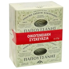 ΠΑΠΟΥΤΣΑΝΗΣ ΣΑΠΟΥΝΙ ΠΡΑΣΙΝΟ 125ΓΡ 4Χ125ΓΡ