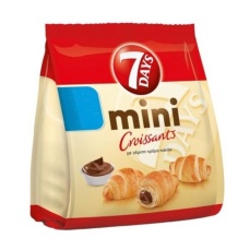 7DAYS ΚΡΟΥΑΣΑΝ MINI 60ΓΡ ΜΕ ΚΡΕΜΑ KAKAO 15ΤΕΜ