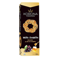 KORONA ΜΠΙΣΚΟΤΑ ΜΕ ΜΕΛΙ ΚΑΙ ΣΤΑΦΙΔΕΣ 105ΓΡ 12Τ
