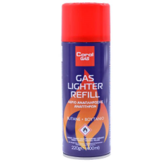 ΑΕΡΙΟ ΑΝΑΠΤΗΡΩΝ CORAL GAS 400ΜL 6Τ