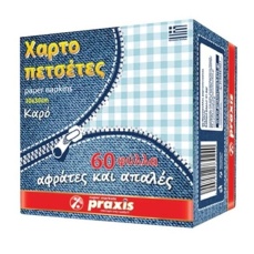 PRAXIS_ΧΑΡΤΟΠΕΤΣΕΤΑ 30X30 60 ΦΥΛΛΑ ΚΑΡΟ 60Τ