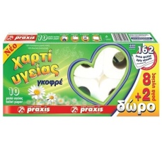 PRAXIS_ΧΑΡΤΙ ΥΓΕΙΑΣ GOFRE 10αρι 56γρ.9Τ