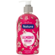 ΠΑΠΟΥΤΣΑΝΗΣ NATURA ΚΡΕΜΟΣΑΠΟΥΝΟ ALMOND 480ML 12Τ