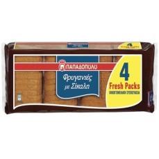 ΠΑΠΑΔΟΠΟΥΛΟΥ ΦΡΥΓΑΝΙΑ ΣΙΚΑΛΗΣ 4Χ80ΓΡ