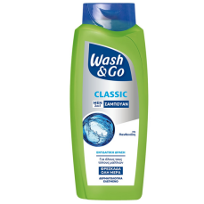 WASH & GO ΣΑΜΠΟΥΑΝ 2ΙΝ1 CLASSIC 400ML 6Τ