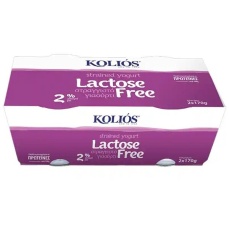 ΚΟΛΙΟΣ LACTOSE FREE ΣΤΡΑΓΓΙΣΤΟ ΓΙΑΟΥΡΤΙ 2% 170ΓΡ 6Τ