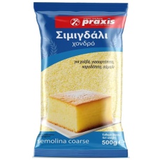 PRAXIS ΣΙΜΙΓΔΑΛΙ ΧΟΝΔΡΟ 500ΓΡ 10ΤΕΜ