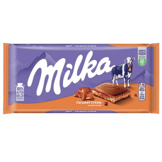 MILKA ΣΟΚΟΛ.ΜΕ ΚΑΡΑΜΕΛΑ 100ΓΡ 18Τ
