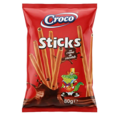 CROCO ΚΡΑΚΕΡΑΚΙΑ STICKS ΣΟΚΟΛΑΤΑ 80ΓΡ 32TEM